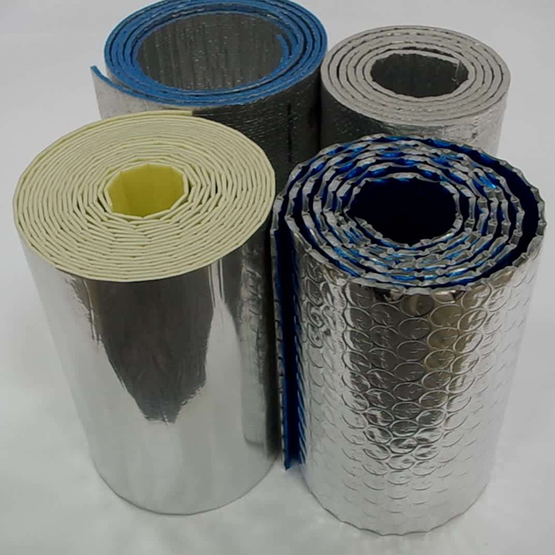 Heat Insulation Film Raw Rolls Al+Woven+ Xpe+Woven+Al Foil Film For Packaging - PAIDU